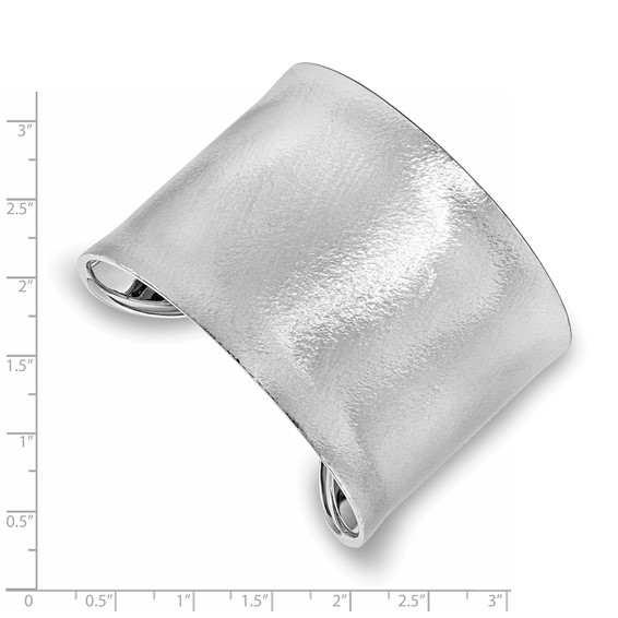 Leslie's Sterling Silver Radiant Essence Textured Bangle