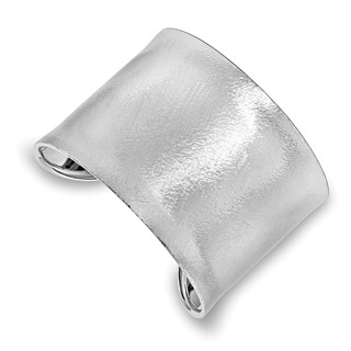 Leslie's Sterling Silver Radiant Essence Textured Bangle