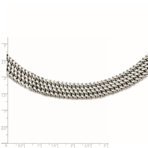 Leslie's Sterling Silver Mesh Necklace