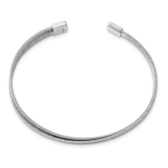 Leslie's Sterling Silver Textured Bangle