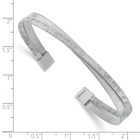 Leslie's Sterling Silver Textured Bangle