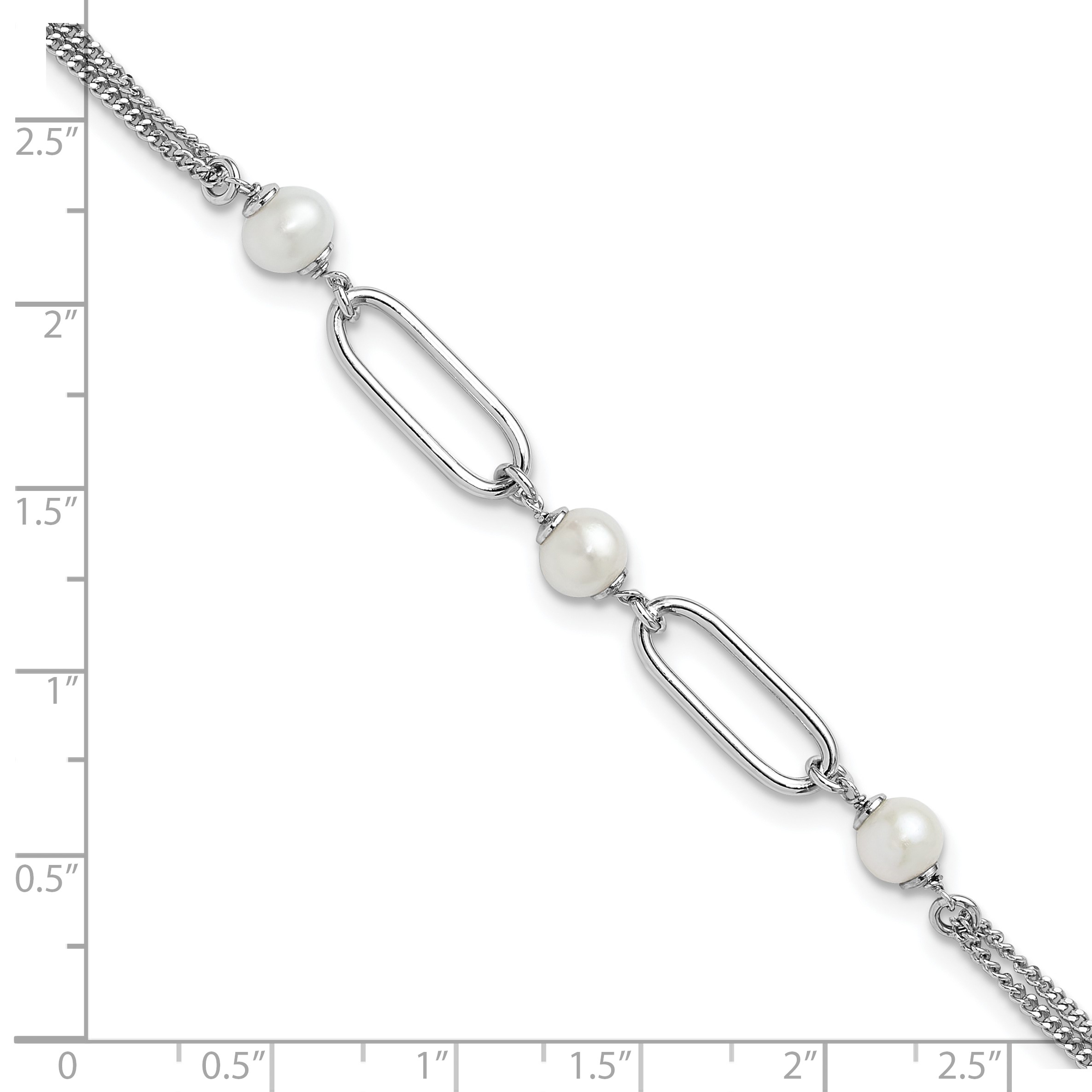 Pearl and Silver Bracelet