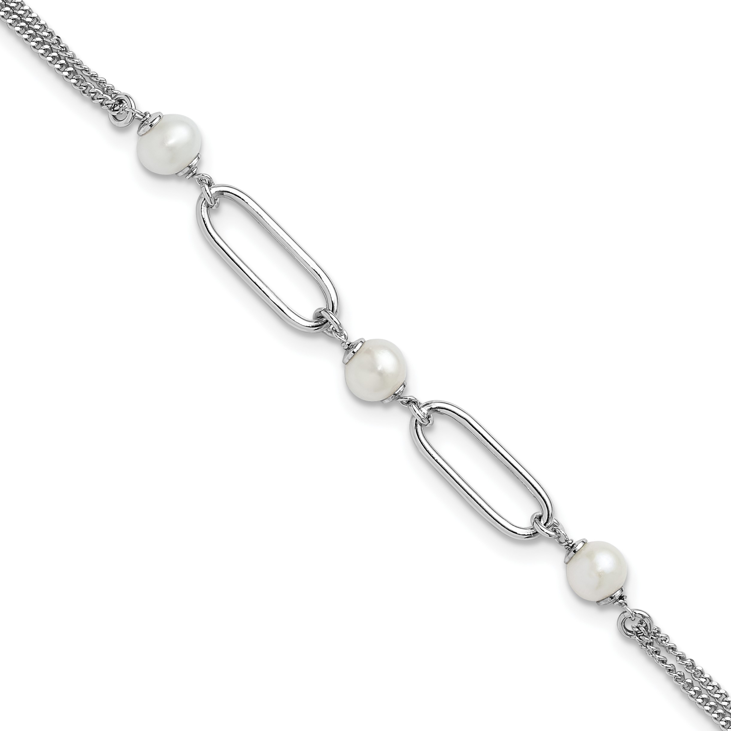 Pearl and Silver Bracelet