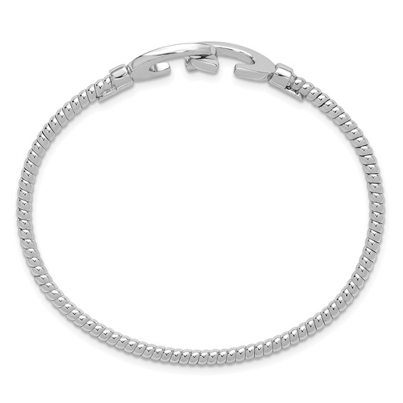 Leslie's Sterling Silver Hook Bangles