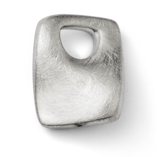 Leslie's Sterling Silver Scratch Finish Pendant