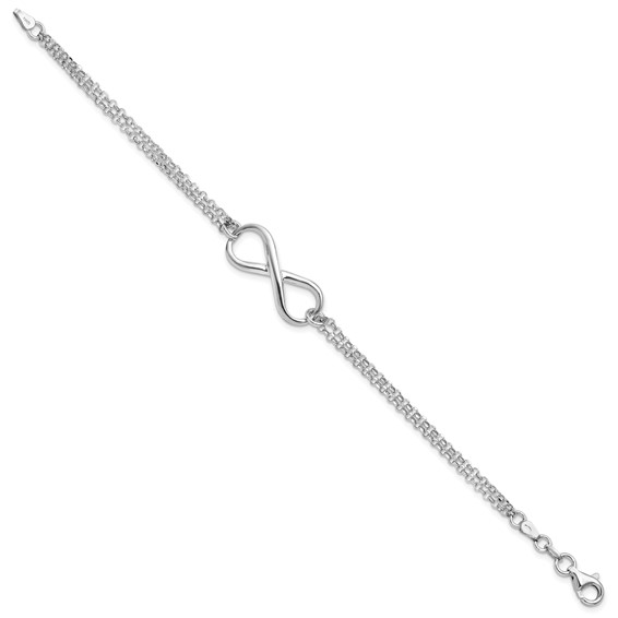Leslie's Sterling Silver Infinity Bracelets