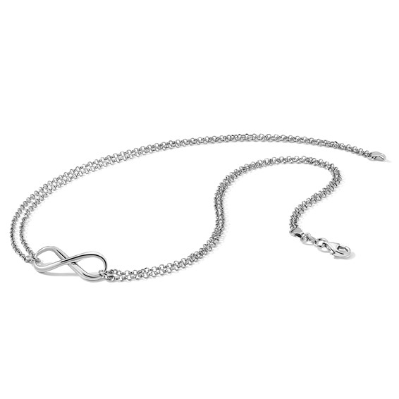 Leslie's Sterling Silver Infinity Necklaces
