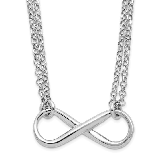 Leslie's Sterling Silver Infinity Necklaces