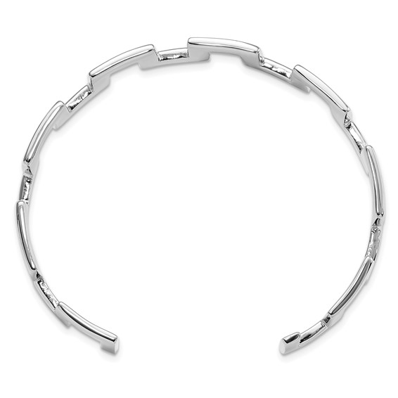 Leslie's Sterling Silver Polished Fancy Slip-on Bangle