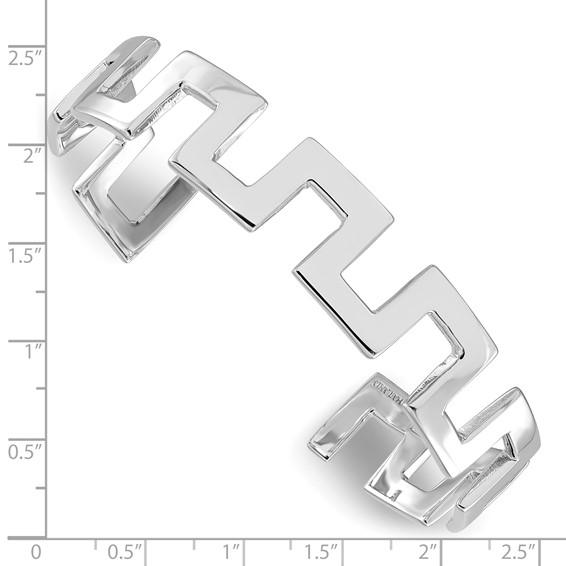 Leslie's Sterling Silver Polished Fancy Slip-on Bangle