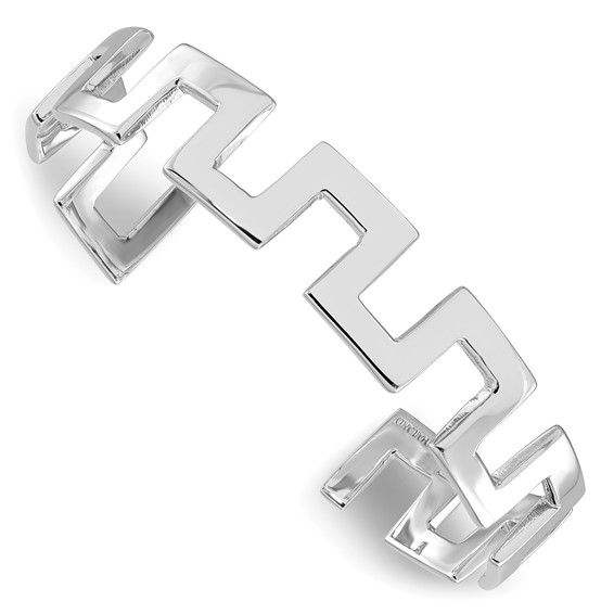 Leslie's Sterling Silver Polished Fancy Slip-on Bangle