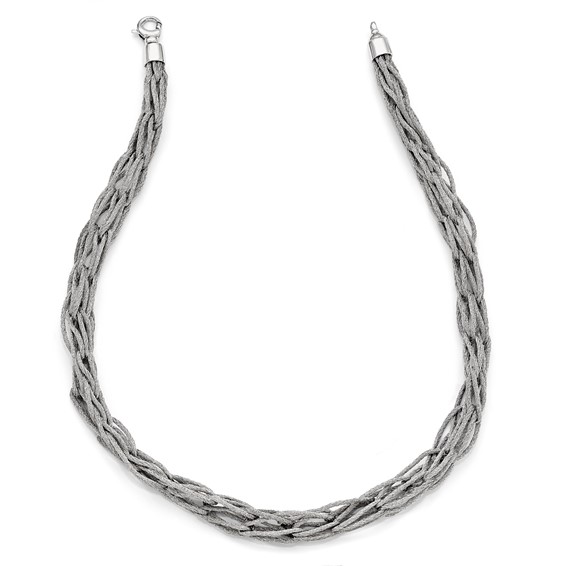 Leslie's Sterling Silver Mesh Link Necklace