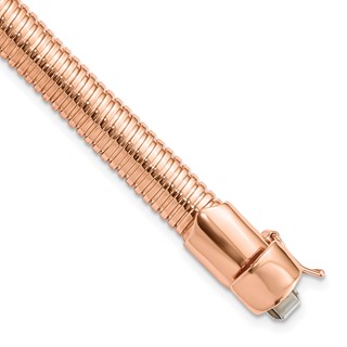Leslie's Sterling Silver Rose Gold-plated Polished Bracelet