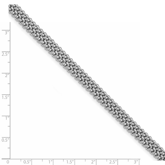 Leslie's Sterling Silver Polished Fancy Link Bracelet