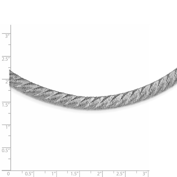 Leslie's Sterling Silver Textured Mesh Necklace