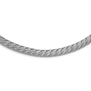 Leslie's Sterling Silver Textured Mesh Necklace