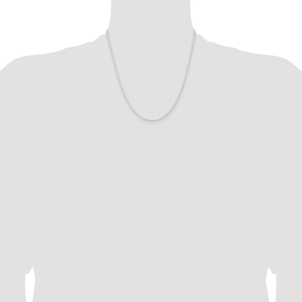 Sterling Silver 1.85mm Flat Anchor Chain (QLFA040-20)