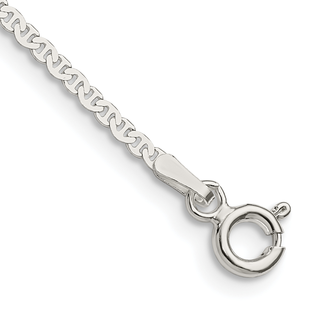 Sterling Silver 1.85mm Flat Anchor Chain (QLFA040-7)