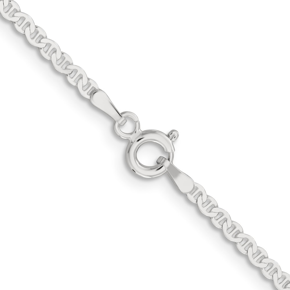 Sterling Silver 2.25mm Flat Anchor Chain (QLFA050-20)