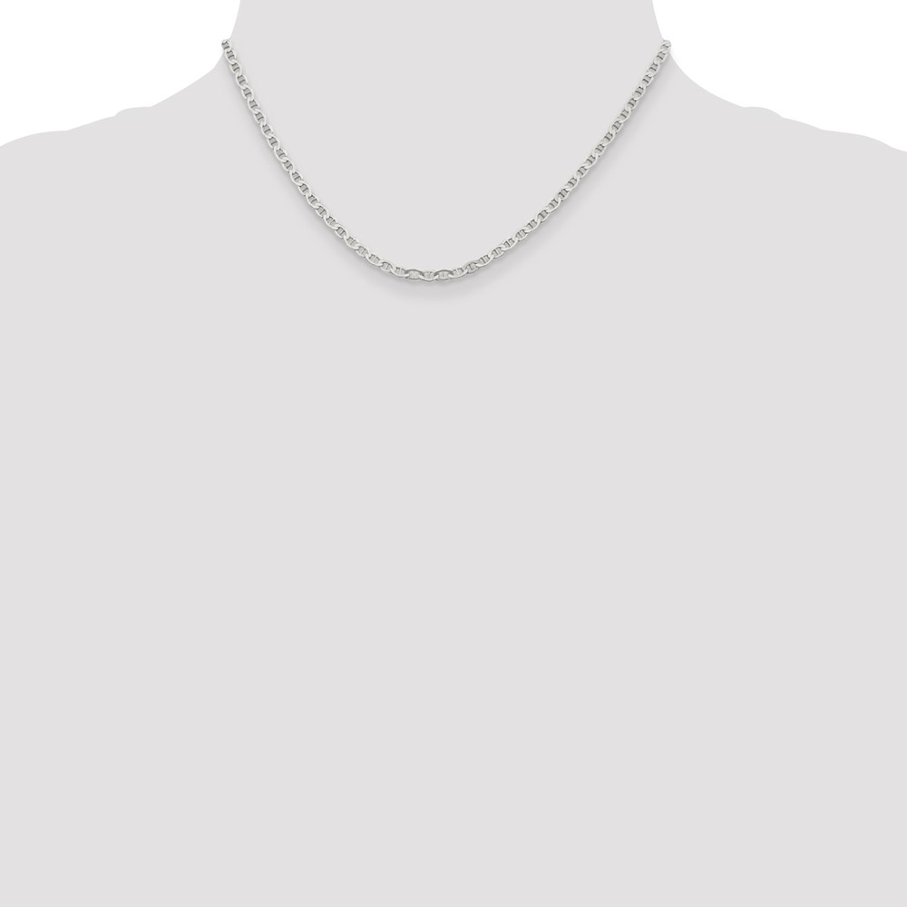 Sterling Silver 3.1mm Flat Anchor Chain (QLFA065-16)