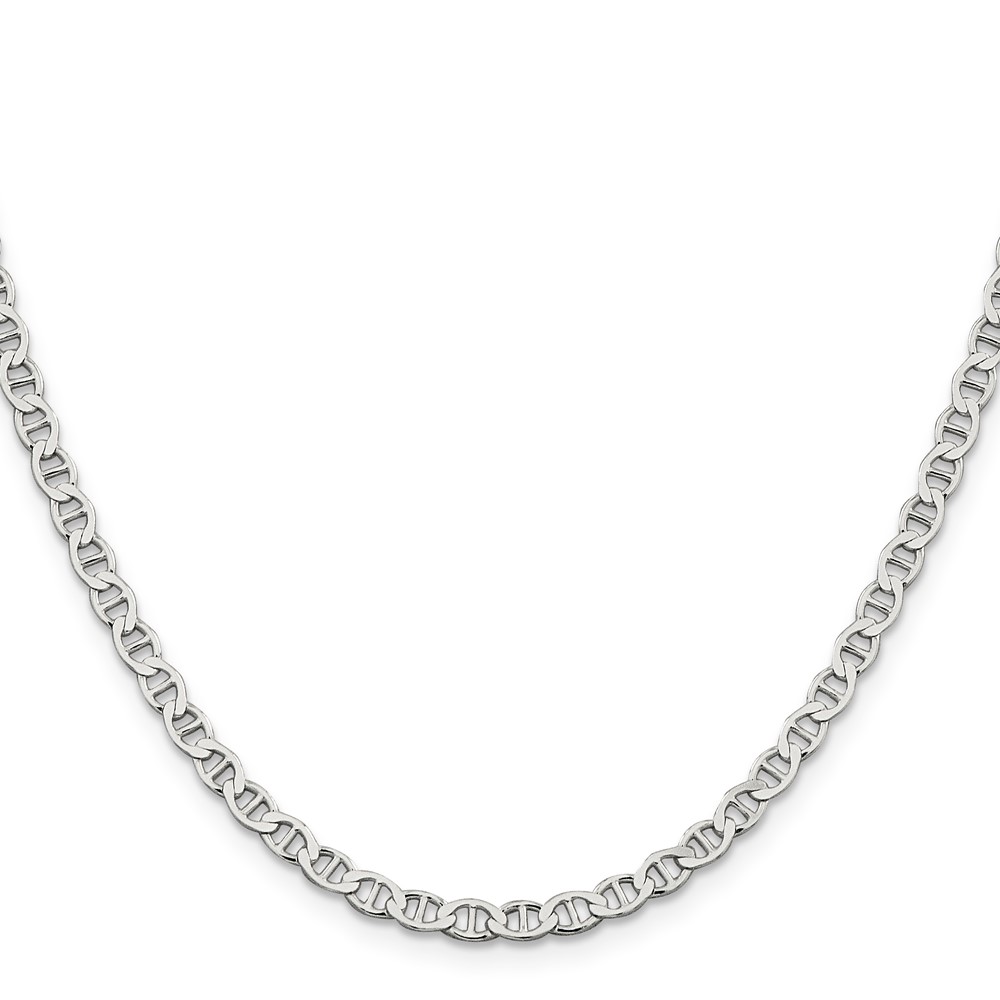 Sterling Silver 4mm Flat Anchor Chain (QLFA080-20)