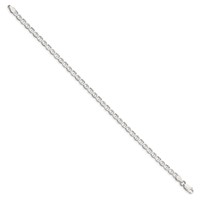 Sterling Silver 4mm Flat Anchor Chain view 2