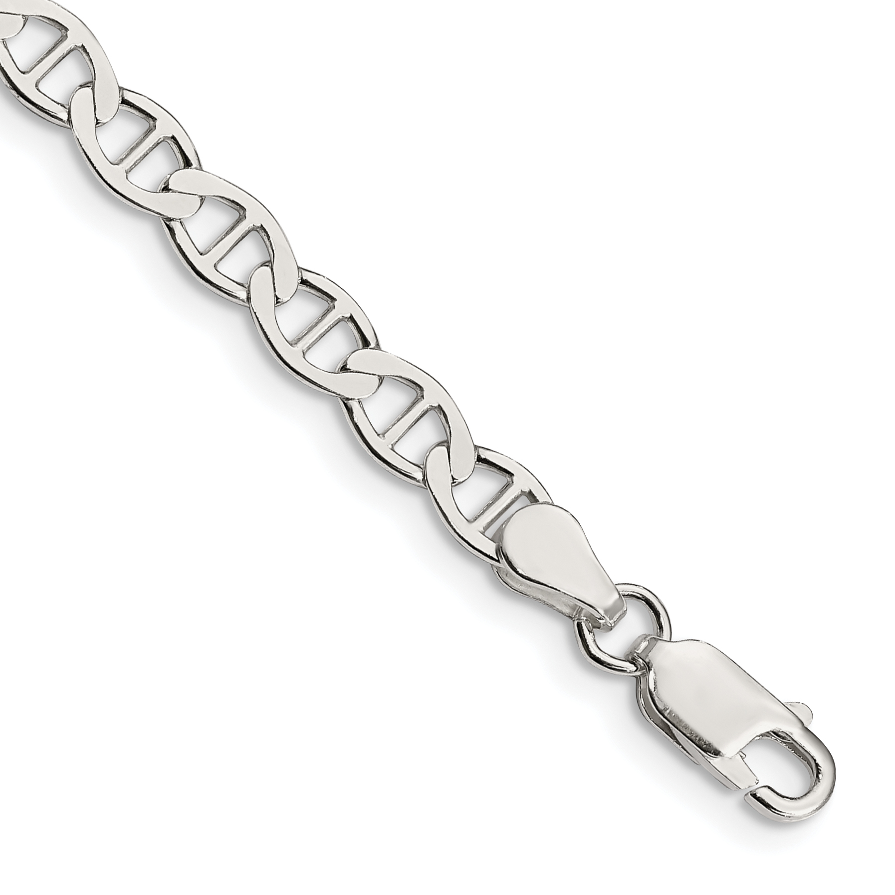 Sterling Silver 4.75mm Flat Anchor Chain (QLFA100-7)