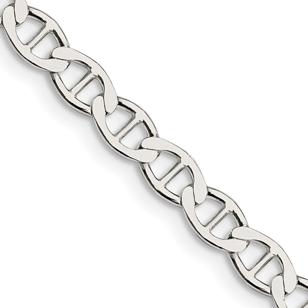 Sterling Silver 4.75mm Flat Anchor Chain (QLFA100-22)