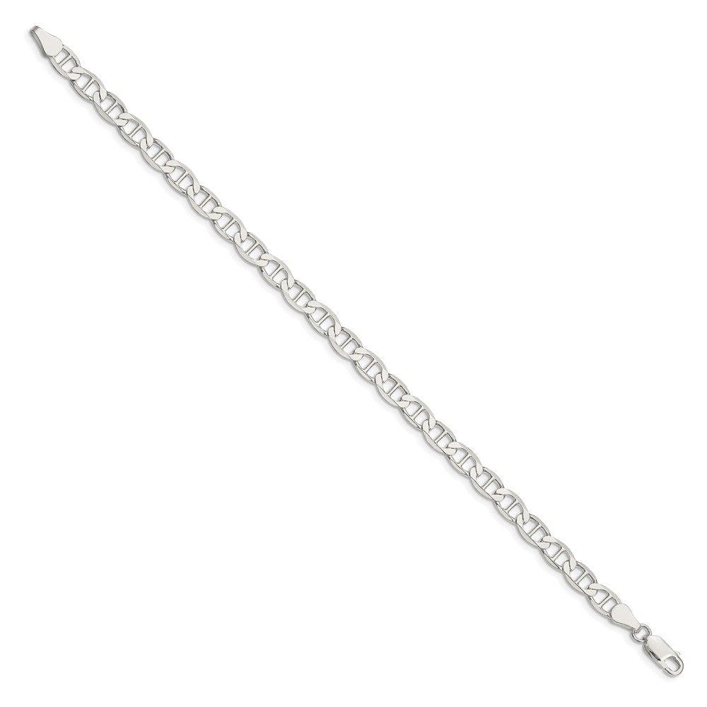 Sterling Silver 5.7mm Flat Anchor Chain (QLFA120-7)