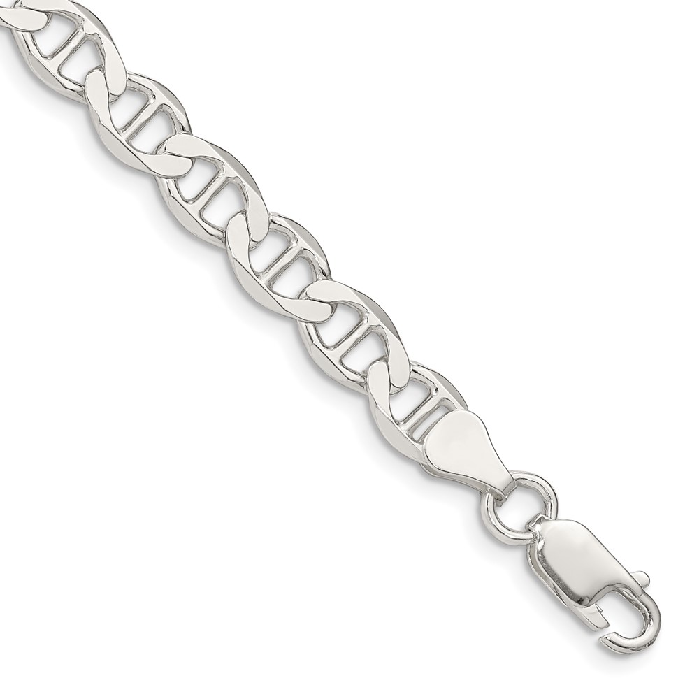 Sterling Silver 7.1mm Flat Anchor Chain (QLFA150-7)