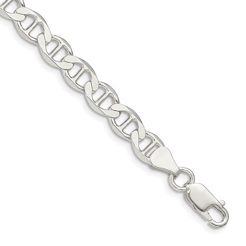Sterling Silver 7.1mm Flat Anchor Chain
