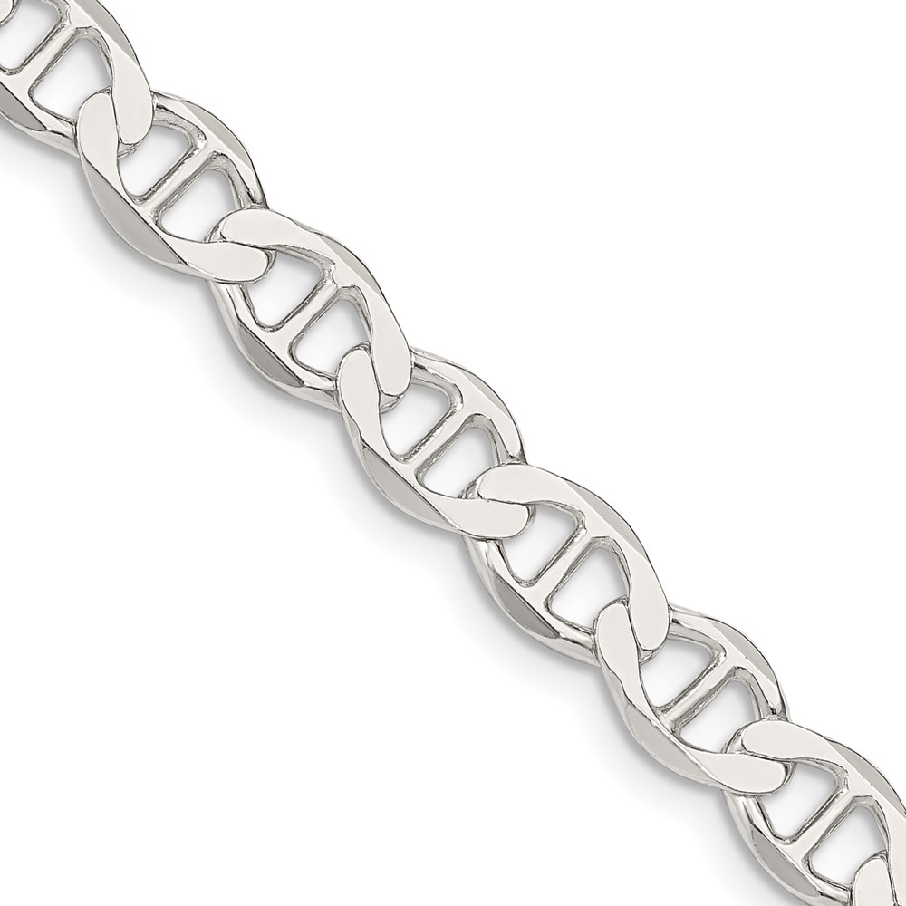 Sterling Silver 7.1mm Flat Anchor Chain (QLFA150-18)