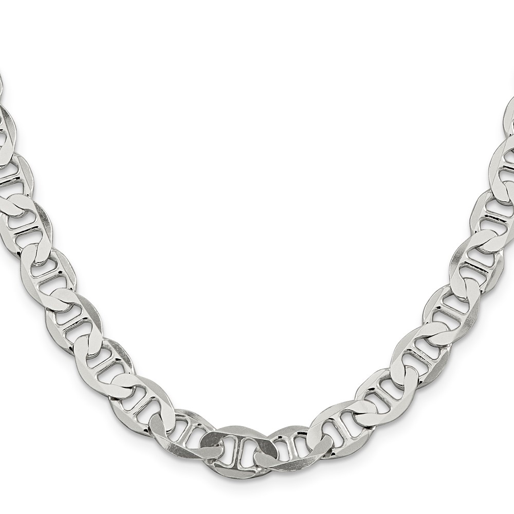 Sterling Silver 8.9mm Flat Anchor Chain (QLFA180-22)