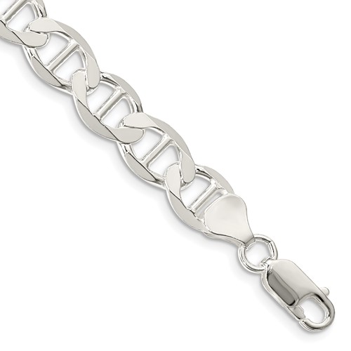 Sterling Silver 8.9mm Flat Anchor Chain