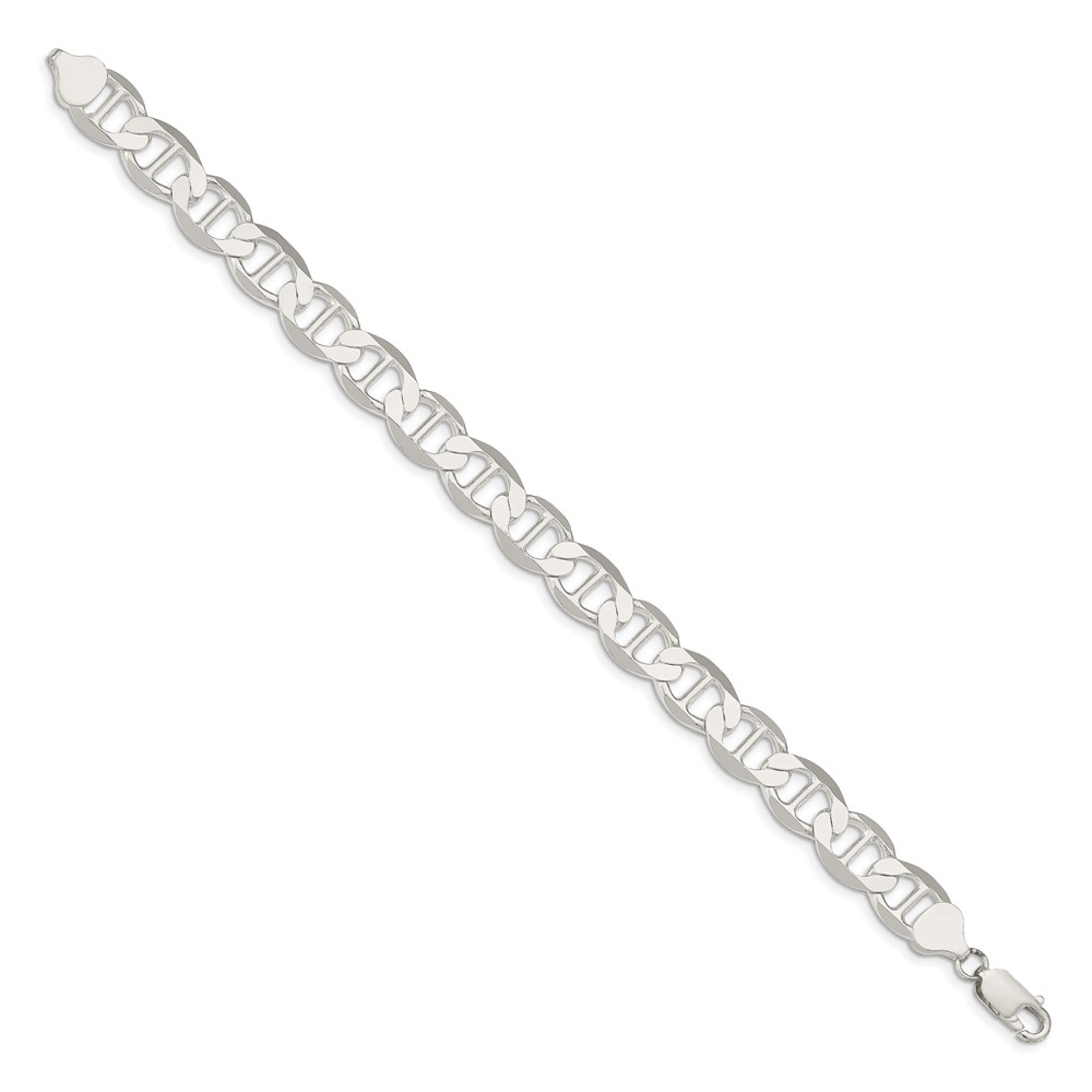 Sterling Silver 9.95mm Flat Anchor Chain (QLFA200-9)