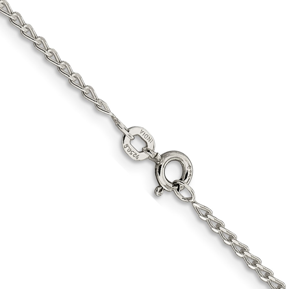 Sterling Silver 1.5mm Open Elongated Link Chain (QLL050-22)