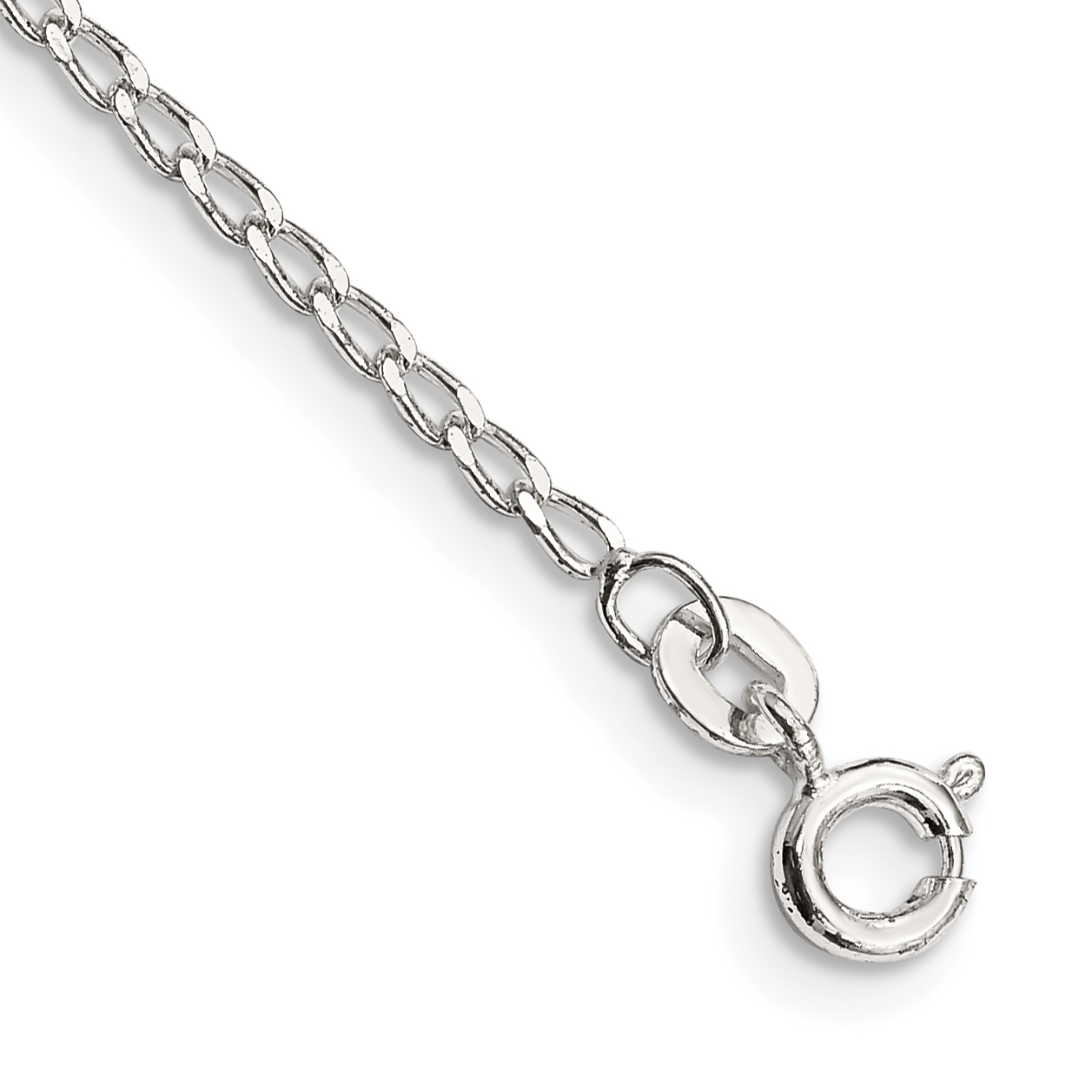 Sterling Silver 1.5mm Open Elongated Link Chain (QLL050-7)