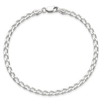 Sterling Silver 3.2mm Open Elongated Link Chain view 3