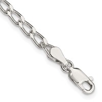 Sterling Silver 3.2mm Open Elongated Link Chain view 1