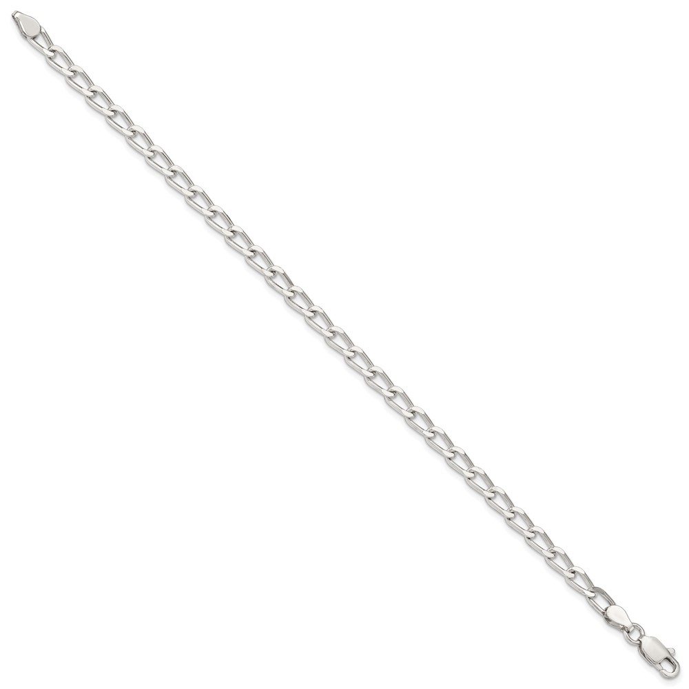 Sterling Silver 4.3mm Open Elongated Link Chain (QLL120-8)