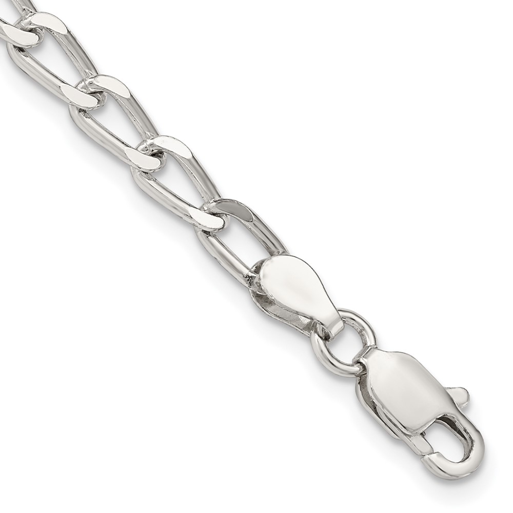 Sterling Silver 4.3mm Open Elongated Link Chain (QLL120-8)