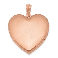 Sterling Silver Rose-tone Forever in MY Heart 24mm Ash Holder Heart Locket view 4
