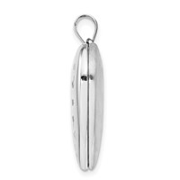 Sterling Silver Rhodium-plate Always on My Mind Ash Holder Heart Locket view 2