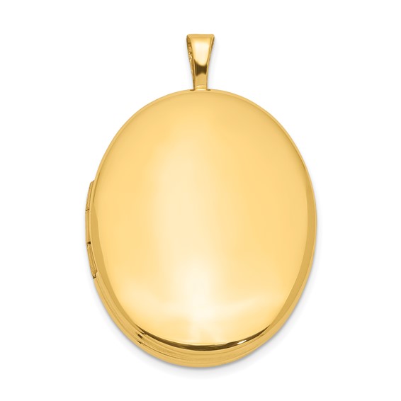 1/20 14K Gold Filled 26mm 2-Frame Oval Locket