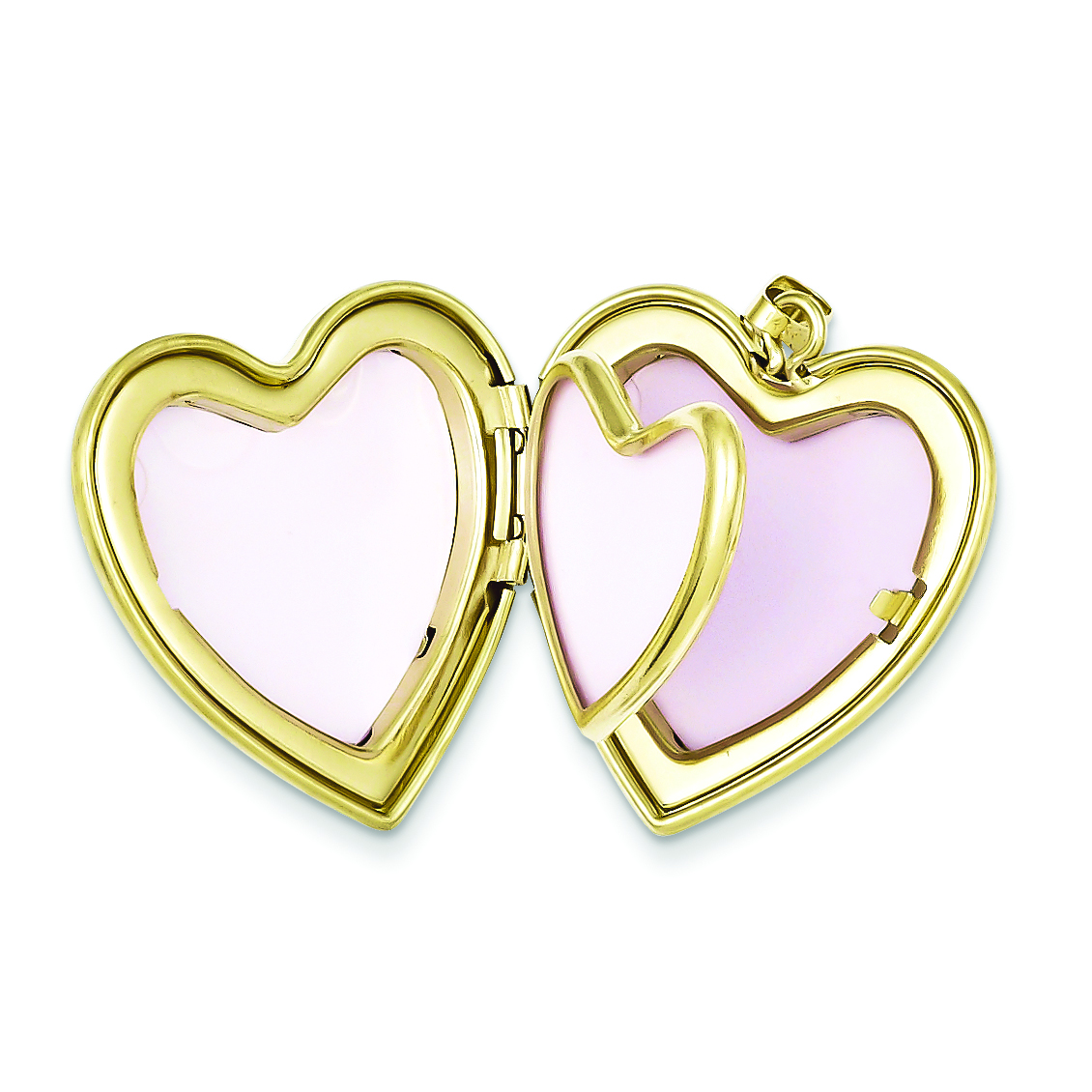 Medallón corazón familiar esmaltado 23 mm abuela relleno de oro 14K 1/20 QLS118 - Imagen 3 de 6