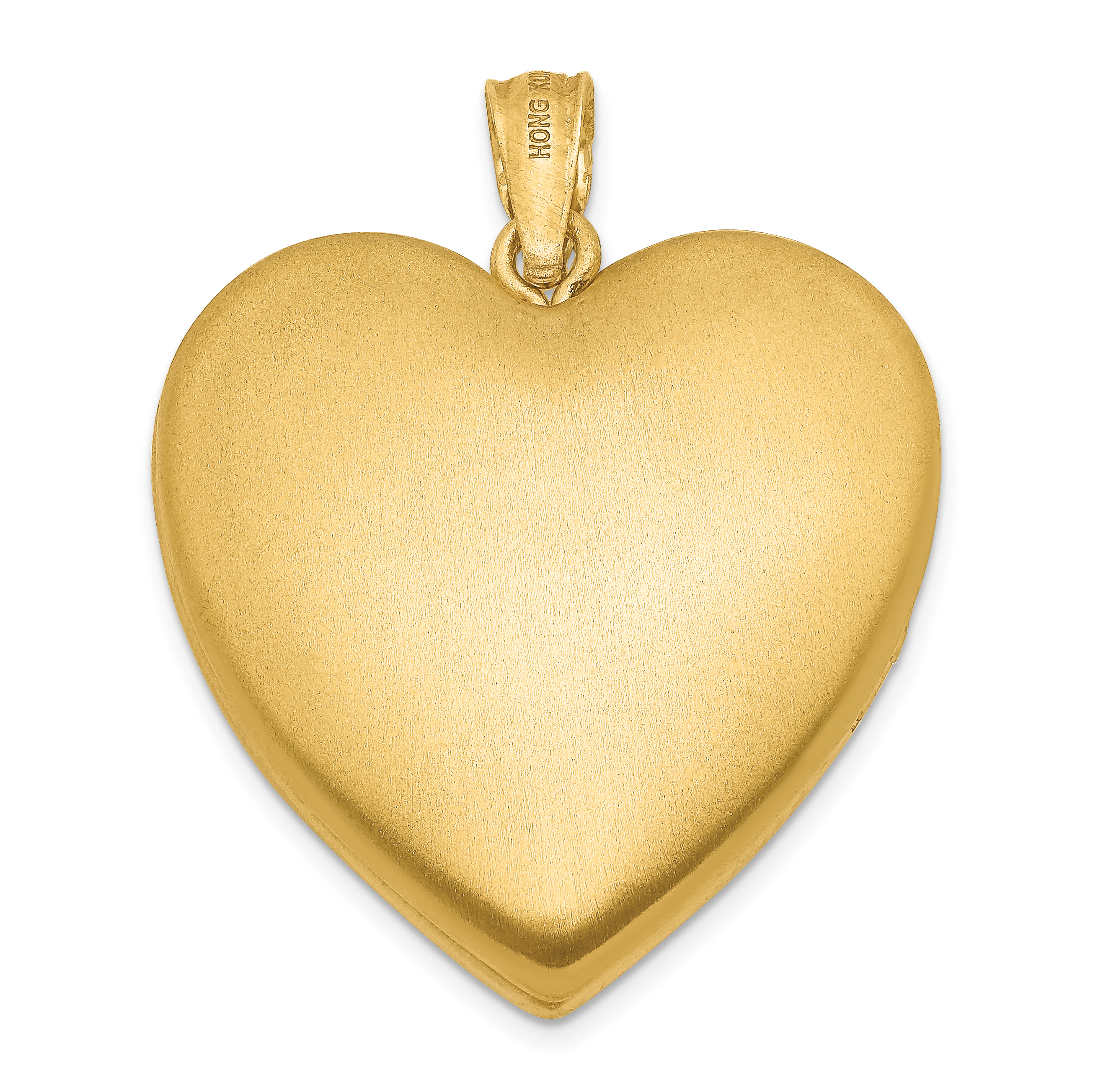 Medallón corazón familiar esmaltado 23 mm abuela relleno de oro 14K 1/20 QLS118 - Imagen 4 de 6