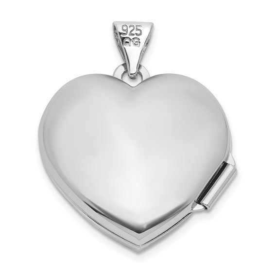 Sterling Silver Birthstone Heart Locket