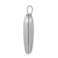 Sterling Silver Rhodium-plated 20mm Forever in My Heart Locket view 2
