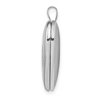 Sterling Silver Rhodium-plated Hands and Hearts 20mm Heart Locket view 2