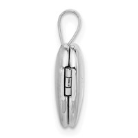 Sterling Silver It's a Girl 12mm Heart Locket view 2